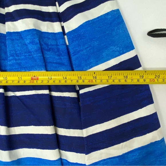 Kate Spade Blue Mariella Striped Dress Size 4 - Picture 11 of 13